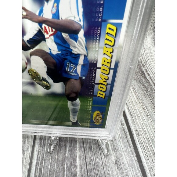 2004 PANINI SPORTS MEGA CRACKS 106  Cyril Domoraud PSA Nm 7 R. C.D, Espanyol| - Picture 5 of 10